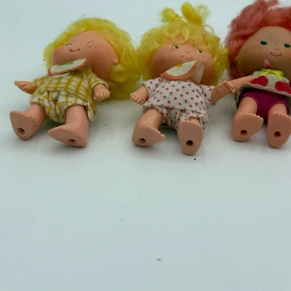 Vintage Strawberry Shortcake Doll 11pc Kenner 1980s Huckleberry Pie Blueberry - Picture 3 of 10